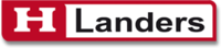 H Landers logo
